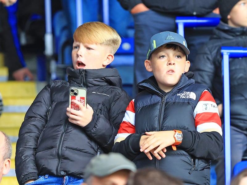Doncaster Rovers fans at the match at The King Power Stadium on 17th October 2026. 