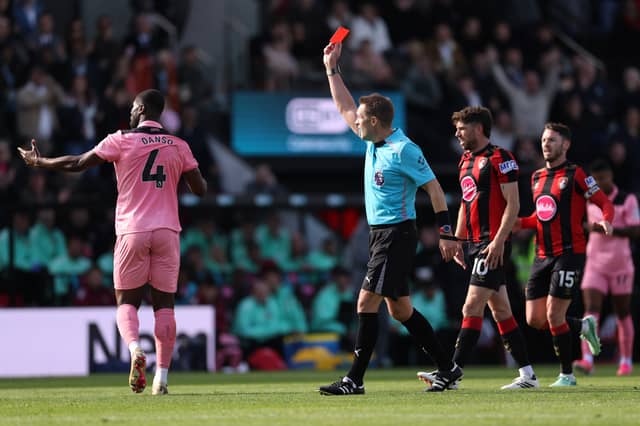 Danso will serve his one-game suspension after being shown a red card for denying a clear goalscoring opportunity in the 2-0 defeat to Bournemouth last weekend.