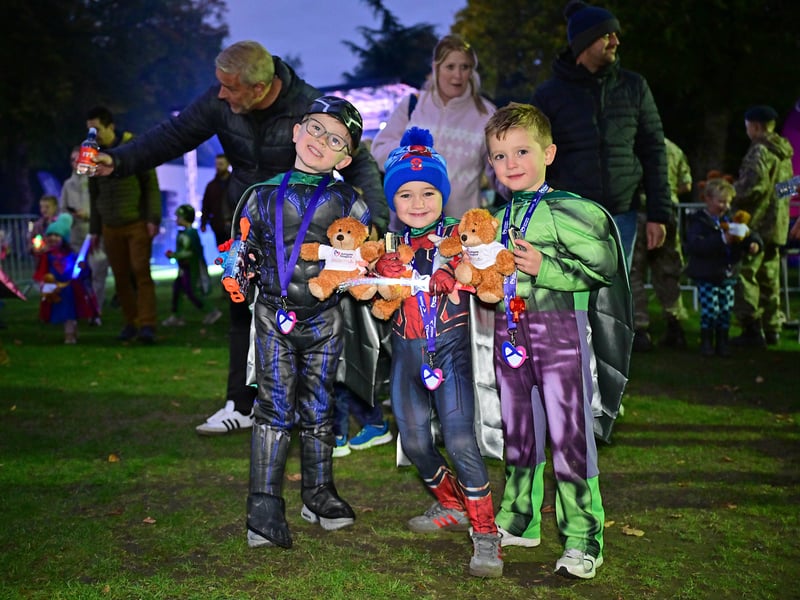 Little superheroes with Ashgate Hospice Bears