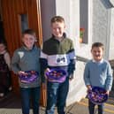 Ethan, Zach and Jacob supplying the sweet treats. ST264332
