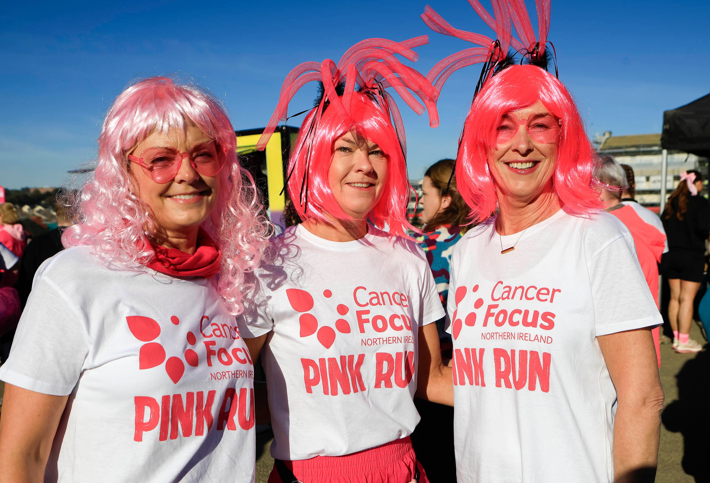 IN PICTURES: Hundreds paint Derry's Ebrington Square pink for Cancer Focus