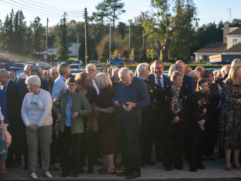There was a large crowd at Ballygawley Presbyterian Church's opening of the annex. ST264334