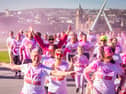 Hundreds take part in Foyle Pink Run to mark Breast Cancer Awareness Month.
