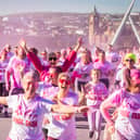 Hundreds take part in Foyle Pink Run to mark Breast Cancer Awareness Month.