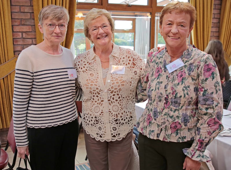 Esther Gilligan, Marguerite Smith Callaghan and Bernie Kilbride McGovern pictured at the Cnoc Mhuire 70s Reunion
Picture: Shelley Corcoran