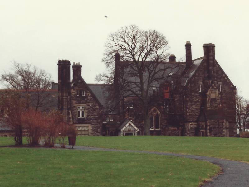 Another view of the outside of the school as it looked more than 40 years ago.