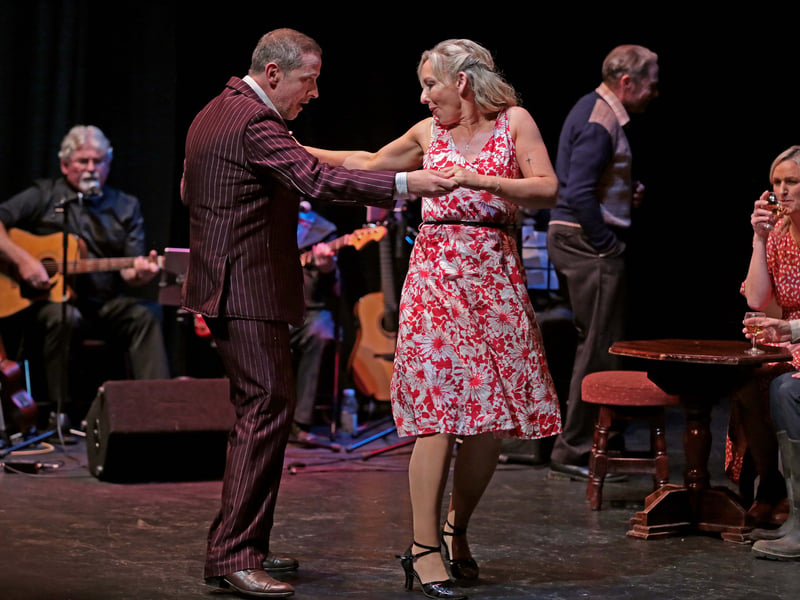 Davy Flaherty and Sarah O'Keefe pictured during the opening night of The Chastitute at Backstage Theatre
Picture: Shelley Corcoran