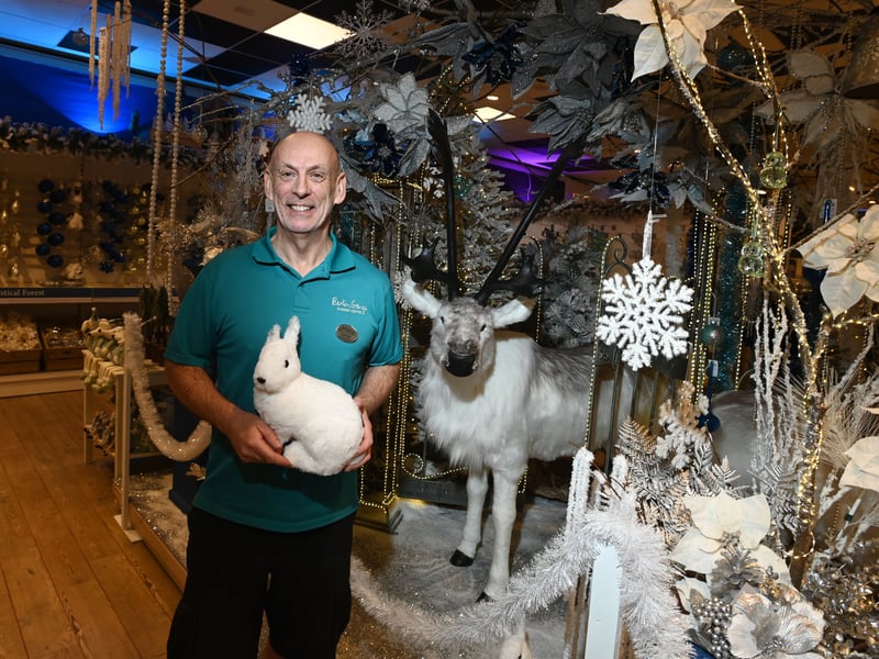 Meet display manager David Fawcett-Ropner at Barton Grange Garden Centre, he gave us a tour around the new festive displays and gave details of this year's display themes, as the Barton Grange team get ready for their annual Christmas Preview event on Thursday 22nd October.