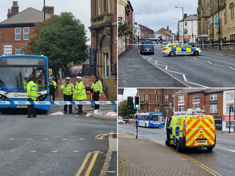 Everything we know as a woman has been left in a serious but stable condition following a collision with a bus