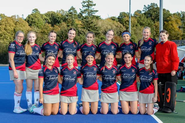 Dungannon seconds pictured prior to their game with Castle on Saturday. AM264309