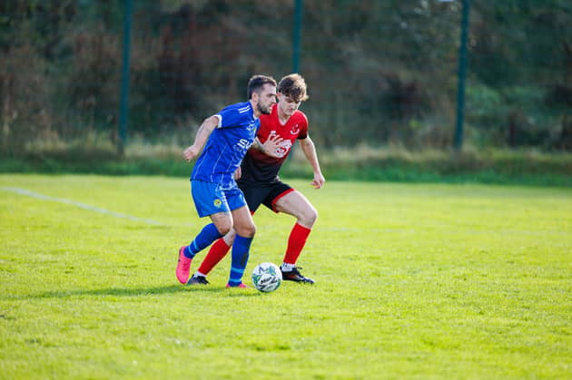 Action during Artigarvan v Roe Valley.JC4306CM26