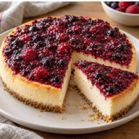 Sharron McCormick shares her recipe for a no-added-sugar mascarpone and cream cheese cheesecake