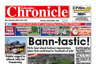 The front page of this week's Chronicle