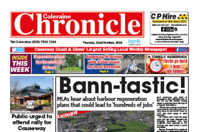 The front page of this week's Chronicle