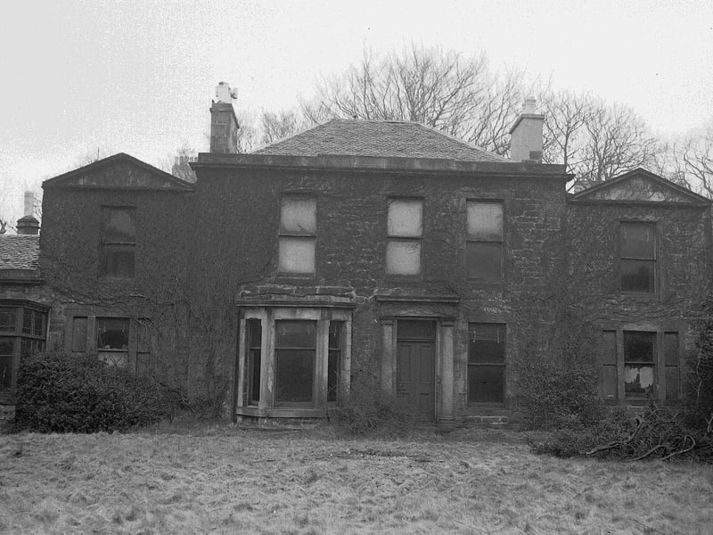 This old Georgian house at Rosepark South, off Trinity Road in Edinburgh, was pictured in March, 1962, ahead of demolition to make way for multi-storey flats.