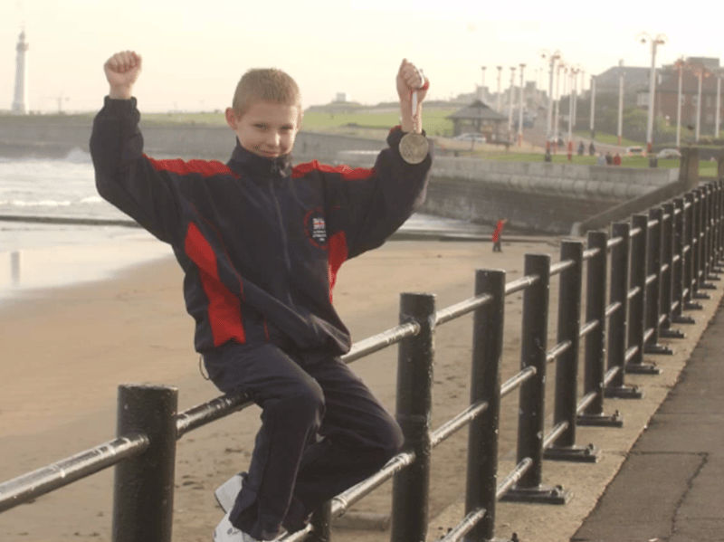 Gymnast Jesse Heskett won a silver medal at the European Championships in Poland in 2006.
