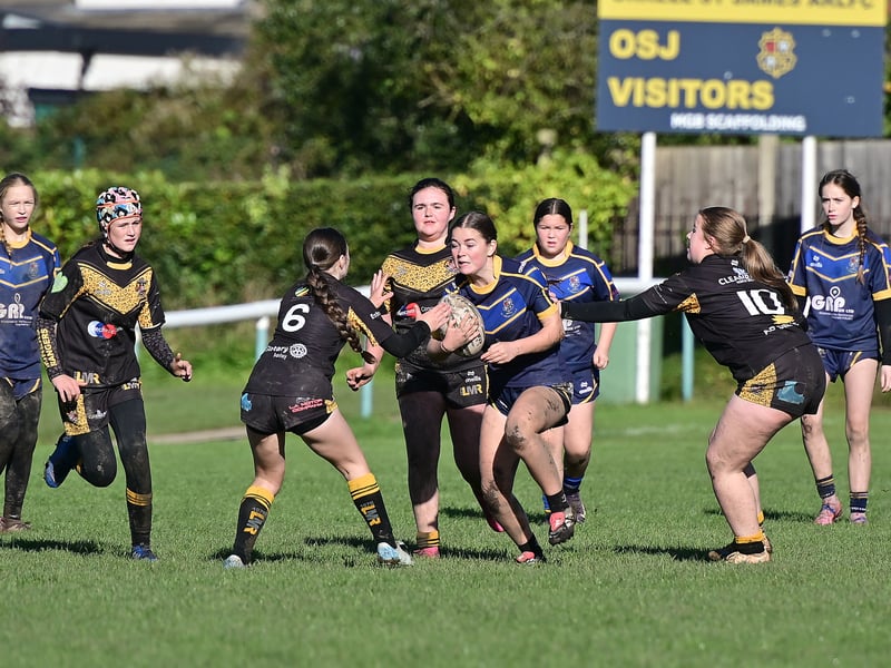 Orrell Under-12s went up against Leigh Miners