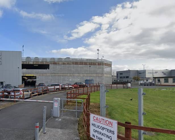 The multi-storey car park at University Hospital Galway (UHG)