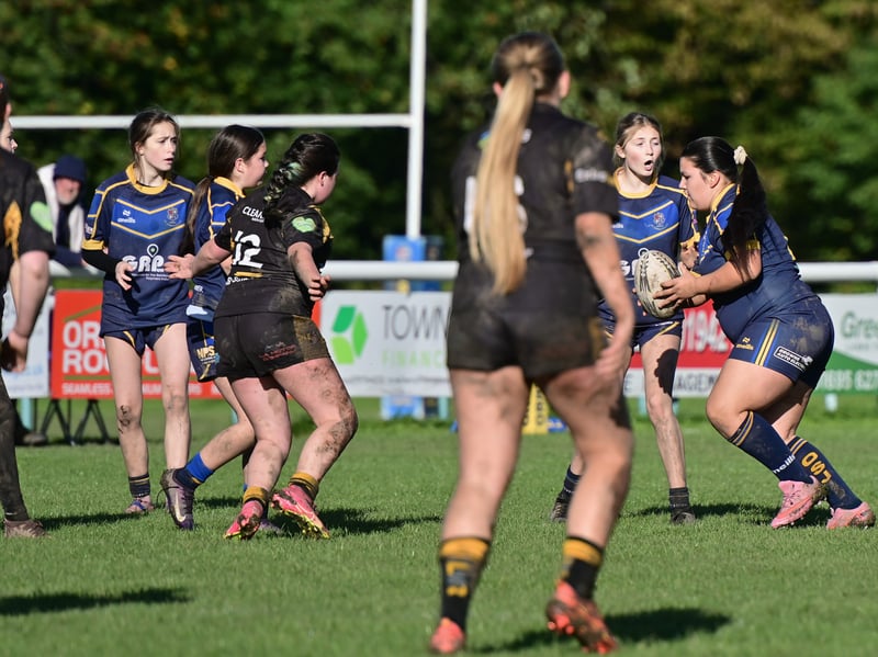 Orrell Under-12s went up against Leigh Miners