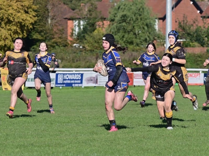 Orrell Under-12s went up against Leigh Miners