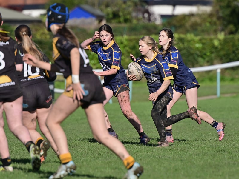 Orrell Under-12s went up against Leigh Miners