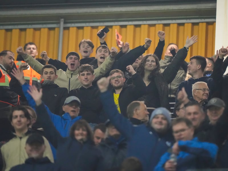The Pompey fans returned from Molineux after witnessing a battling draw against Wolves.
