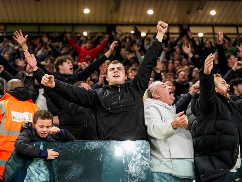 The Pompey fans returned from Molineux after witnessing a battling draw against Wolves.