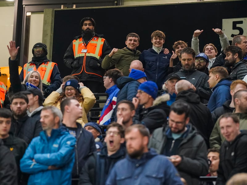 1,976 Pompey fans made the midweek trip to Molineux.
