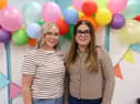 IMG_2529: Newly qualified midwives Christine Jennings and Jodie Nicholl both have
longstanding connections to Southern Trust maternity services, having welcomed their
own children through the service and worked as Maternity Support Workers before
qualifying.