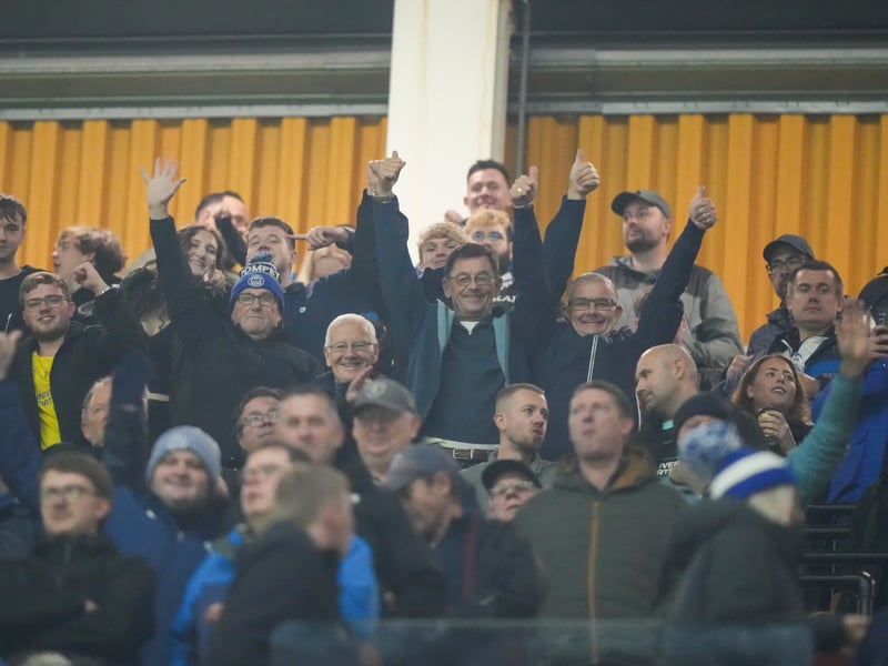 1,976 Pompey fans made the midweek trip to Molineux.
