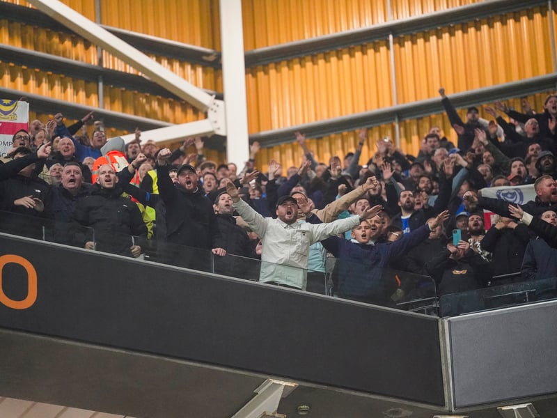 Celebrating a share of the points at the full-time whistle.