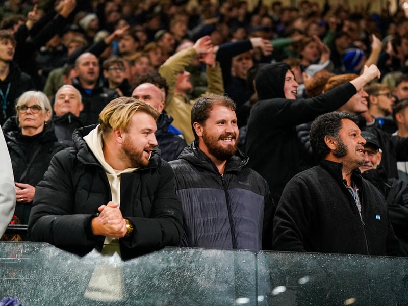 1,976 Pompey fans made the midweek trip to Molineux.