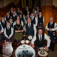 Mayor hosts reception to celebrate World Pipe Band champions