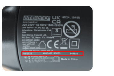 Customers are urged to check the barcode
