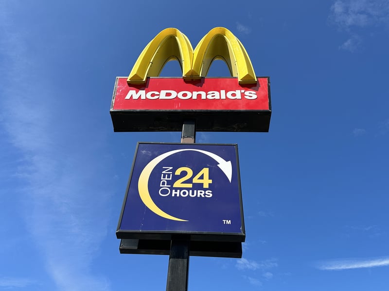 McDonalds on Castellian Road was given a five star rating following an inspection on October 5.