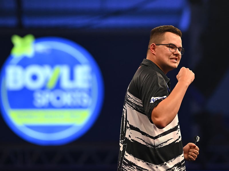 Dutch youngster Gian van Veen seems to be the most likely darter to brek the Luke darts duopoly, with £1,045,750 in prize money, meaning he's the third and final million pound darter. The World Championship runner-up bagged his first major win at last year's European Open.