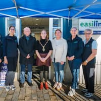 Mayor visits new Easilink premises in Strabane