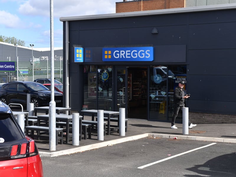 Greggs at Durham road Retail Park was given a five star rating following an inspection on September 17.