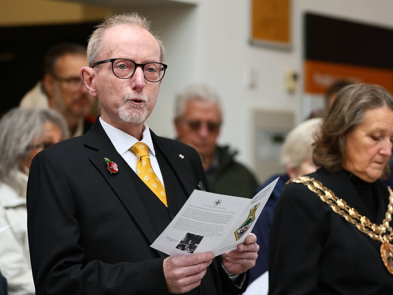 Reading by Roger Batterbury of the Order of St Joachim, from John 15: 9-16.