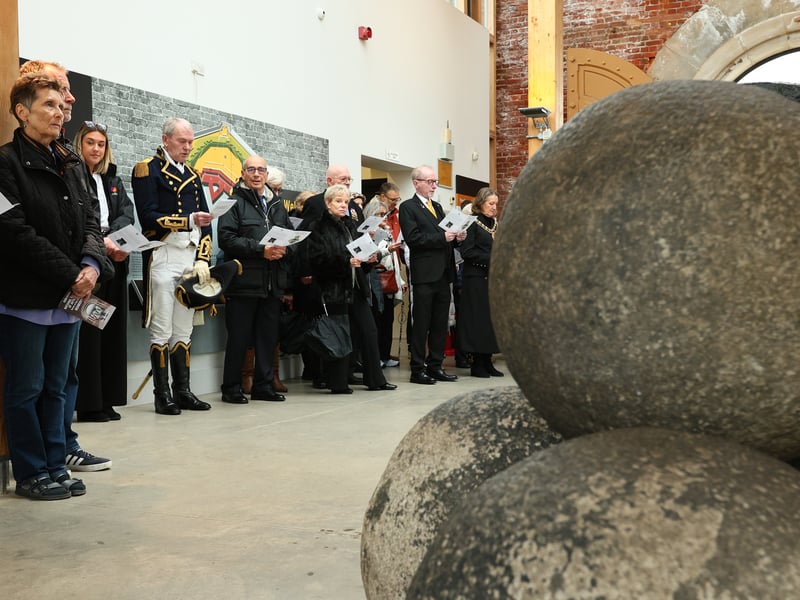 Guests. Service to commemorate Trafalgar Day and the life of Admiral Lord Nelson.