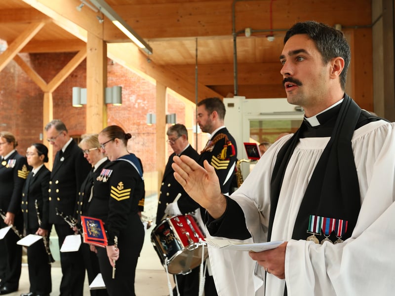 Opening remarks from The Rev Thomas James who led the service.