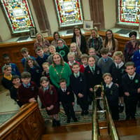 Mayor hosts over 200 school children in special Local Democracy event