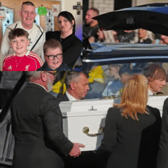 The funeral of Philip and Kim English and their sons Callum and Jayden