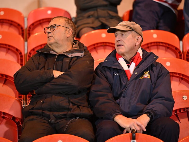 A crowd of 7,202 supporters were in attendance for the rainy evening fixture at the Club Doncaster Sports Village
