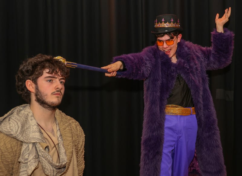 JESUS 'Oliver Larkin' and Herod 'Micheal Walsh. NM264306