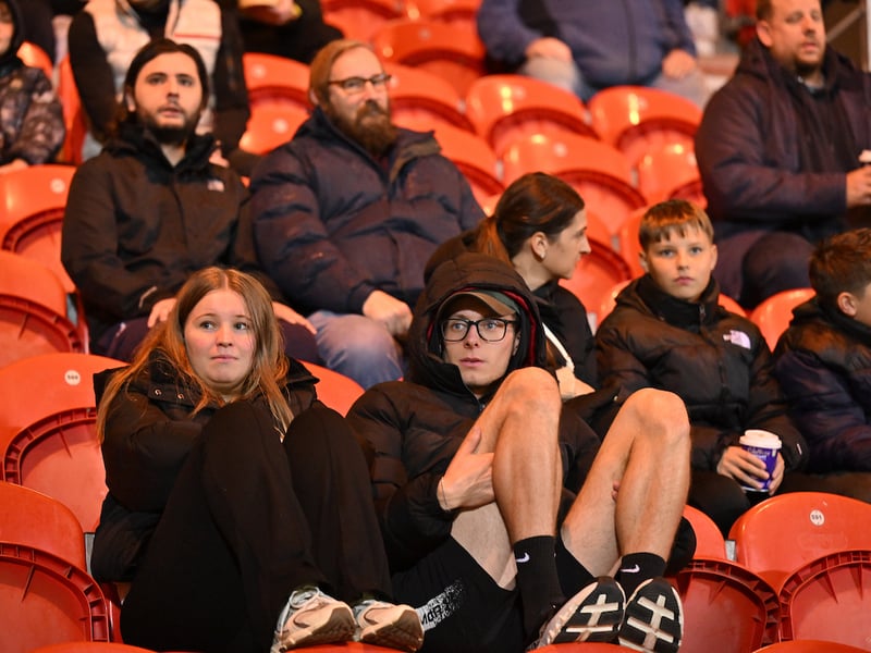 A crowd of 7,202 supporters were in attendance for the rainy evening fixture at the Club Doncaster Sports Village