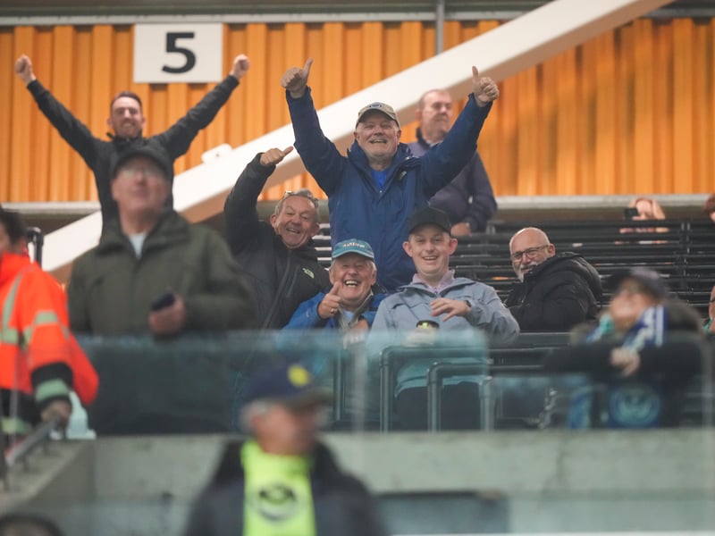 Tuesday night's trip to Molineux was Pompey's first since October 2009.
