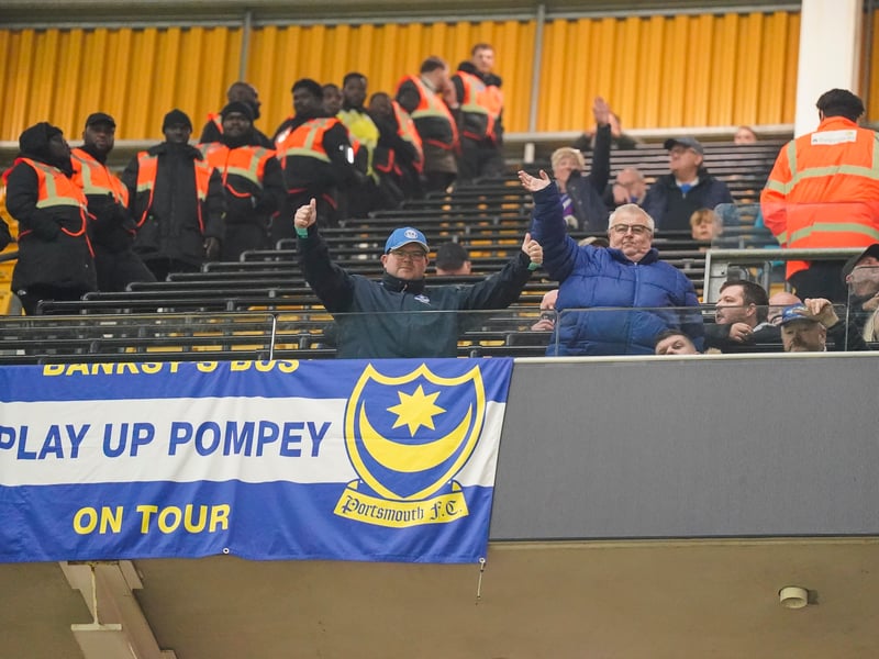 Tuesday night's trip to Molineux was Pompey's first since October 2009.