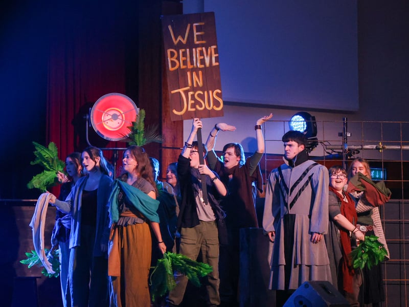 THE Abbey CBS presents Jesus Christ Superstar. NM264311