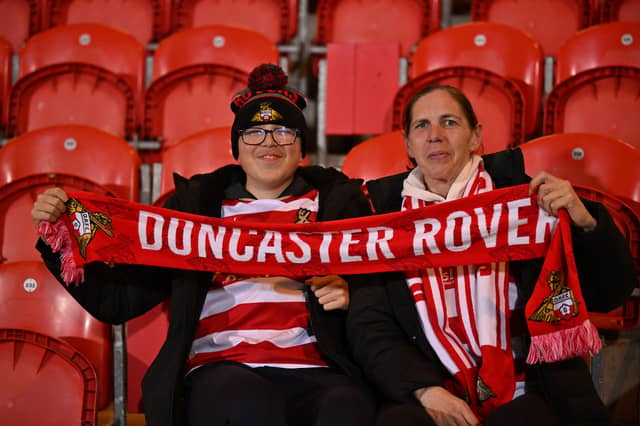 A crowd of 7,202 supporters were in attendance for the rainy evening fixture at the Club Doncaster Sports Village